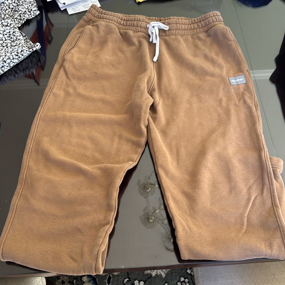 Hollister Mens Brown Pants Size Medium (M)